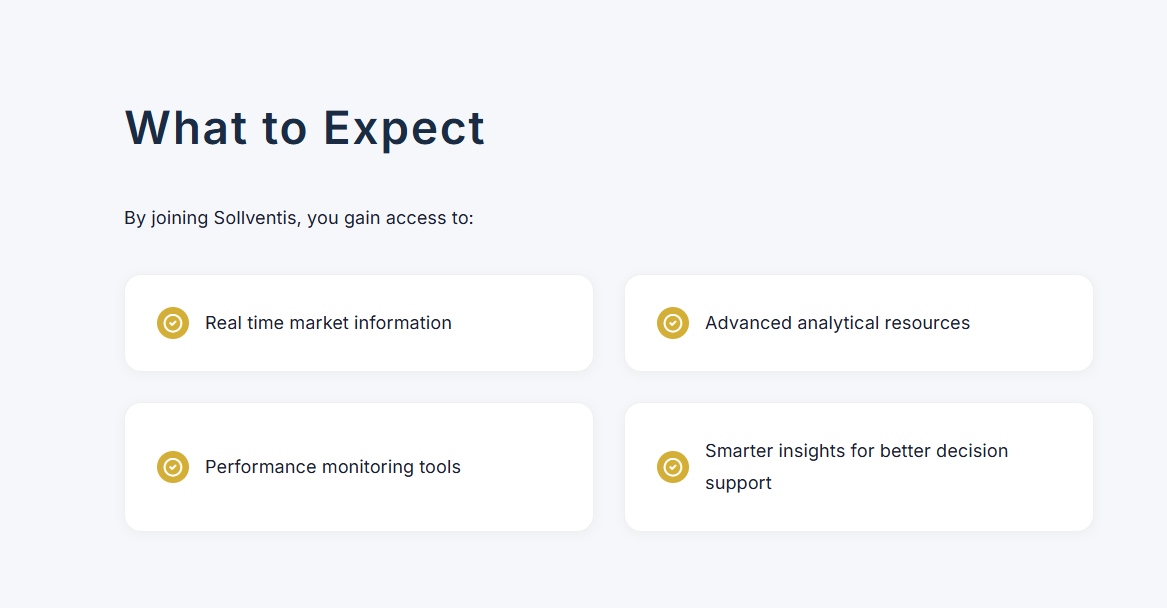 Sollventis user experience